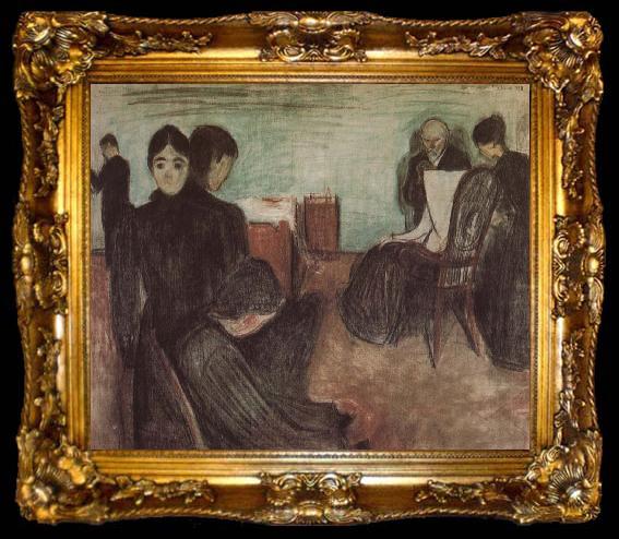 framed  Edvard Munch Death, ta009-2